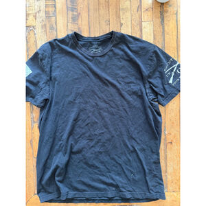 Men's Grunt Style Short Sleeve Tee XL Black with White Graphics